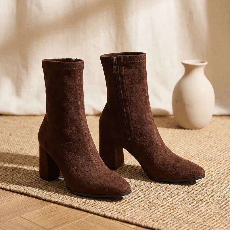 Verena Suede Ankle Boots