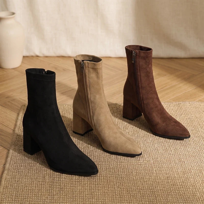 Verena Suede Ankle Boots