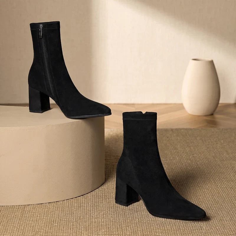 Verena Suede Ankle Boots