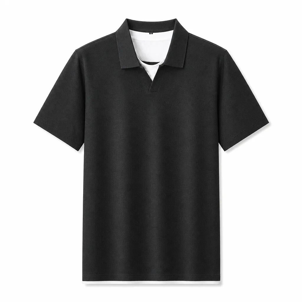 Anton | Men's Layered Polo Shirt