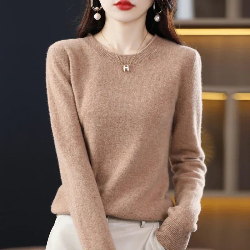 Asuka | Cashmere Sweater with Crew Neck for Women