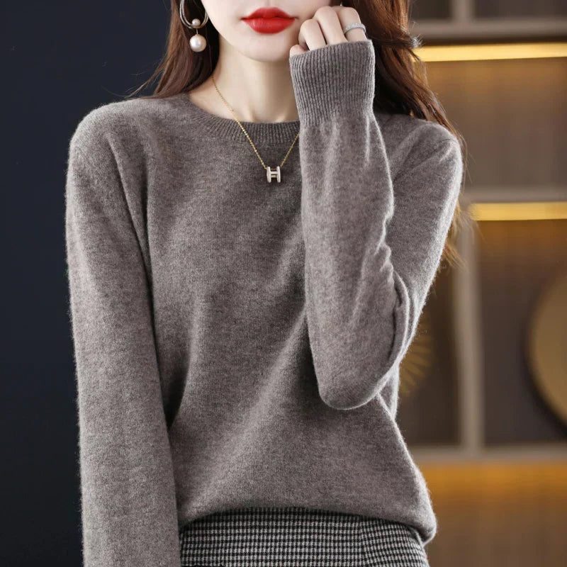 Asuka | Cashmere Sweater with Crew Neck for Women