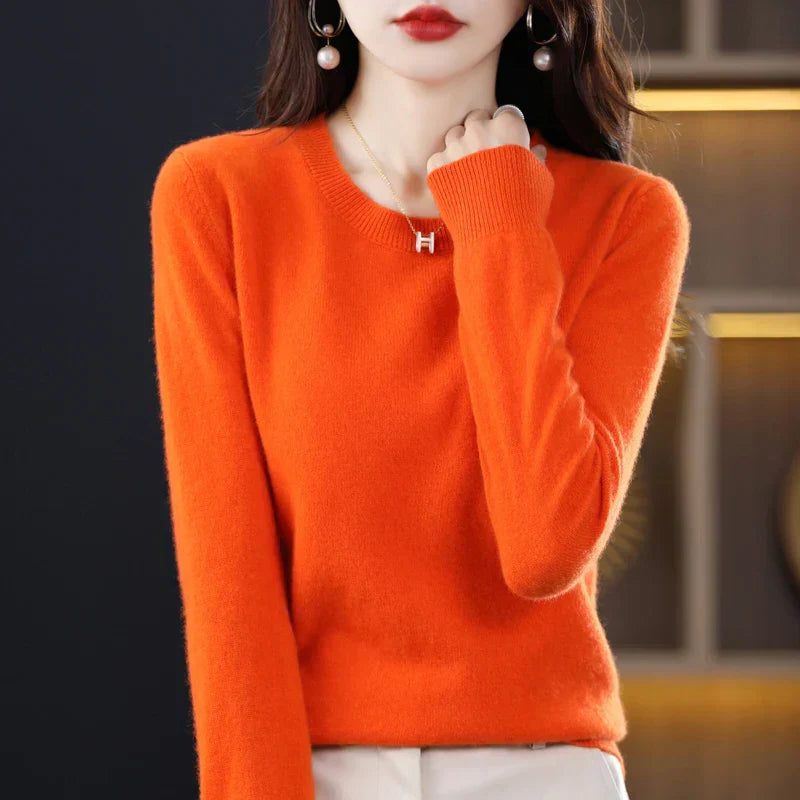 Asuka | Cashmere Sweater with Crew Neck for Women