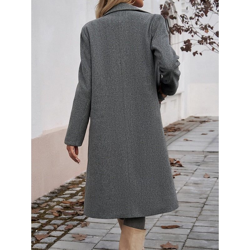 Aviva | Wool Long Coat for Women