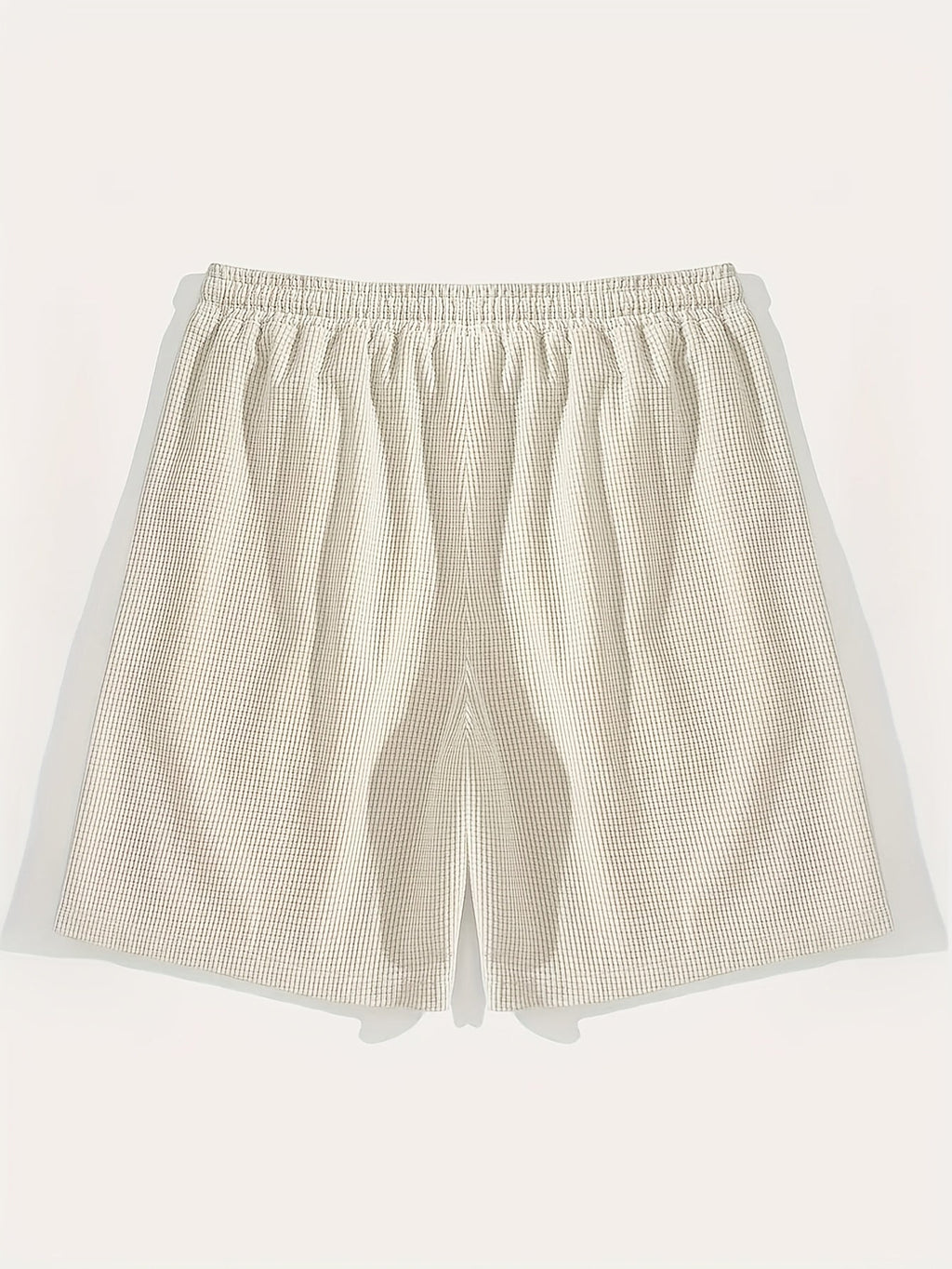 Montarello Men's Textured Drawstring Casual Summer Shorts
