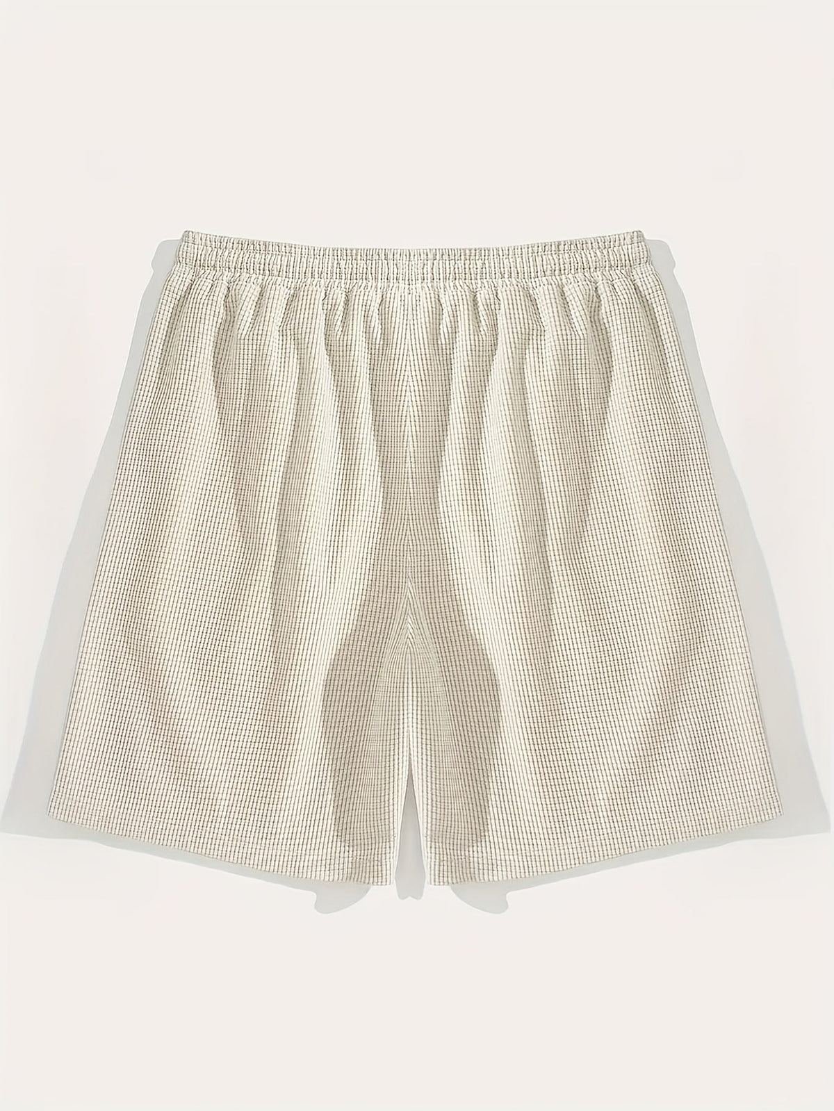 Montarello Men's Textured Drawstring Casual Summer Shorts