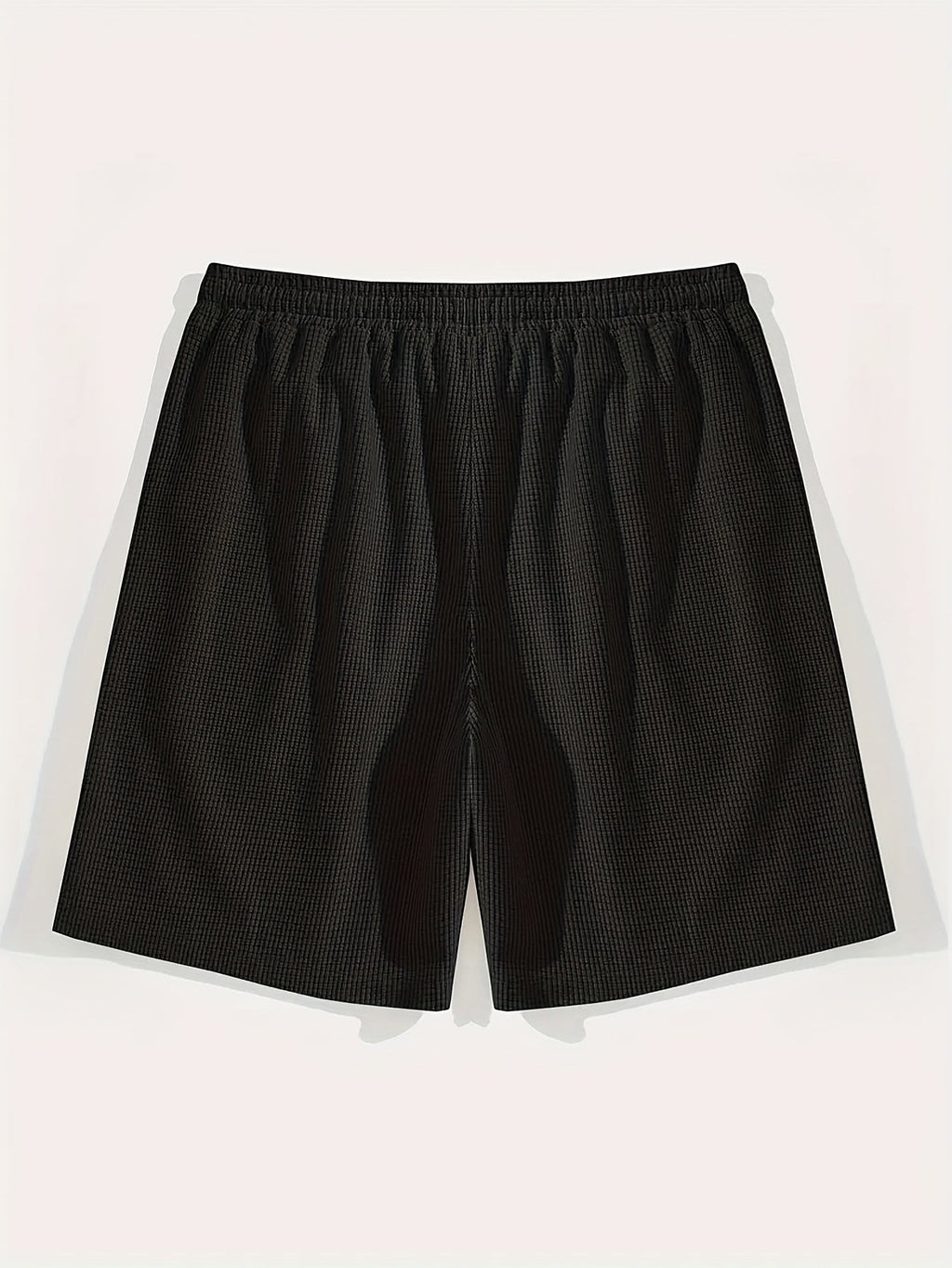 Montarello Men's Textured Drawstring Casual Summer Shorts