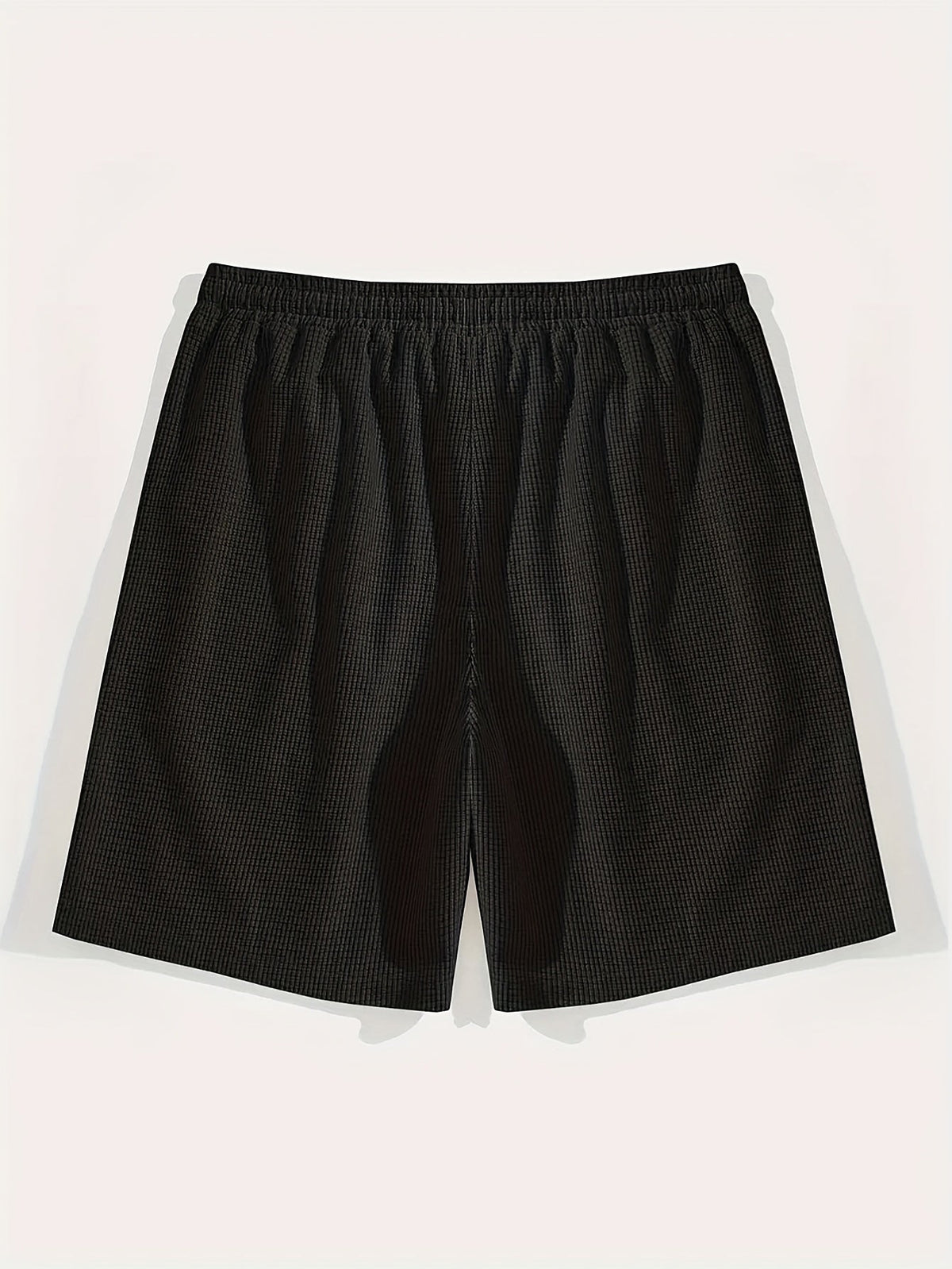 Montarello Men's Textured Drawstring Casual Summer Shorts