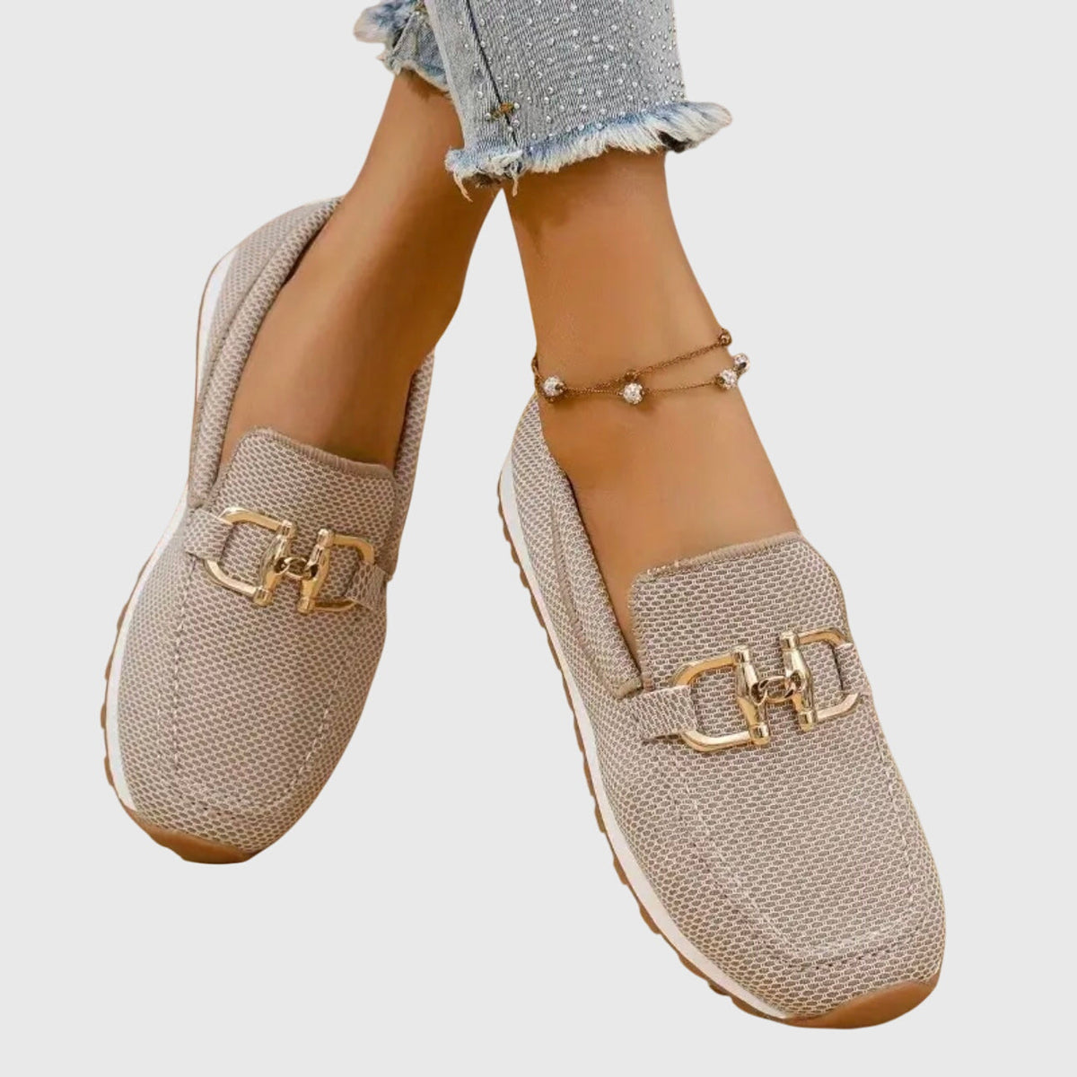 Women's Orthopedic Loafers with Cushioned Footbed and Ergonomic Sole