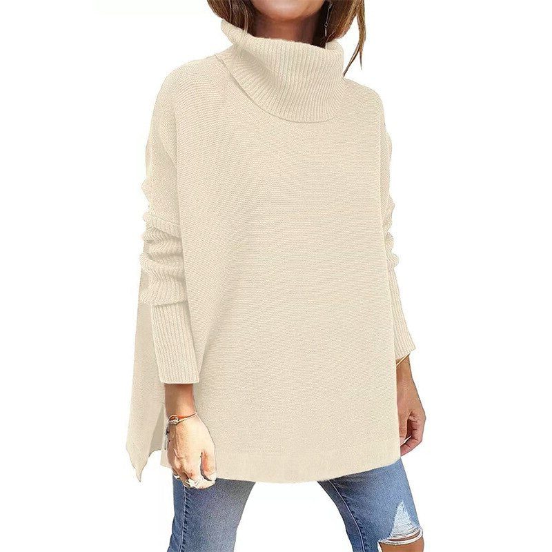 Beryl | Ribbed Knit Turtleneck Sweater for Women