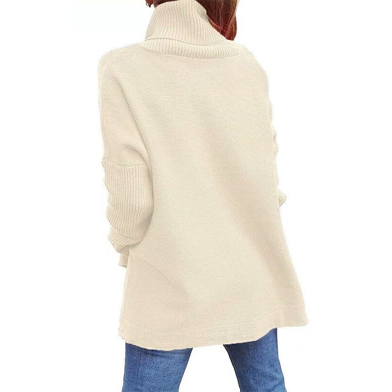 Beryl | Ribbed Knit Turtleneck Sweater for Women