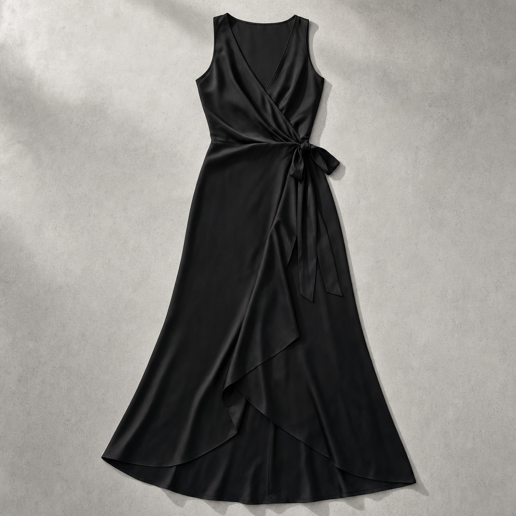 The Amalfi Wrap Maxi Dress
