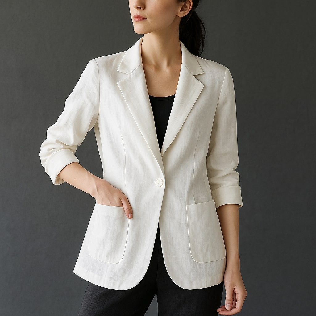 Livia Linen Blazer