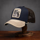 Navy/Brown