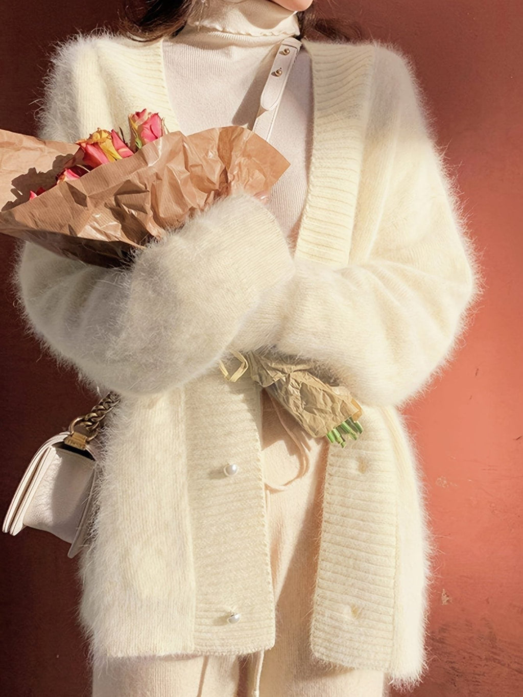 Bronislava | Fluffy Longline Cardigan for Women