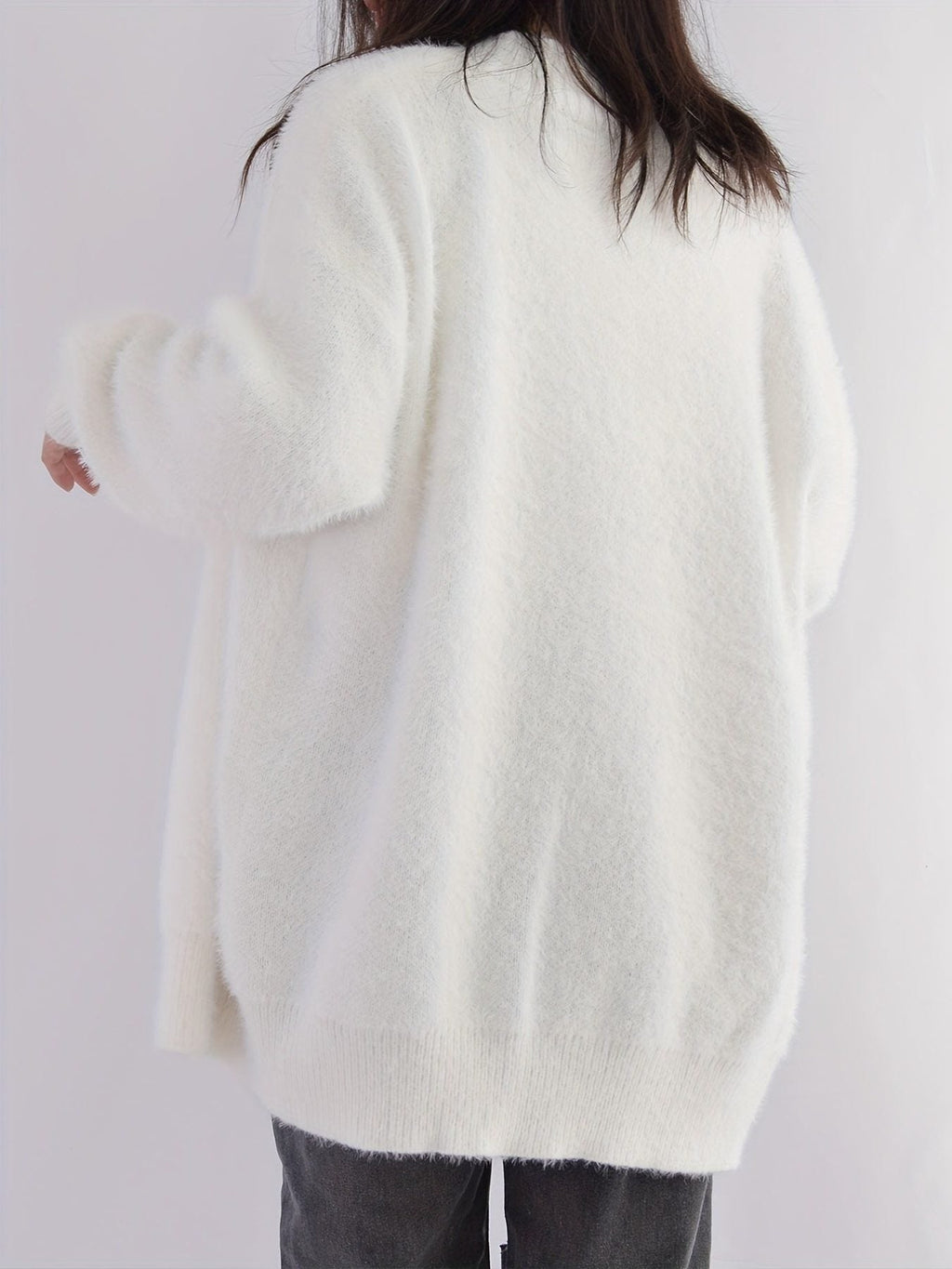 Bronislava | Fluffy Longline Cardigan for Women