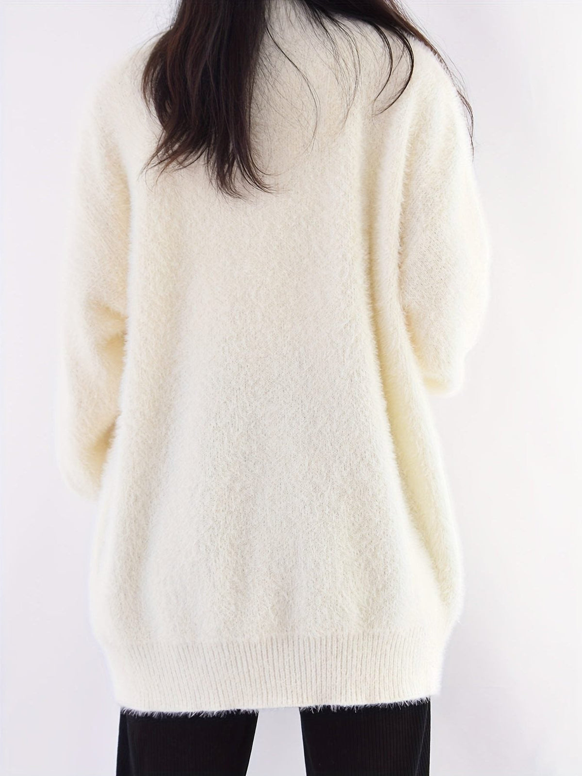 Bronislava | Fluffy Longline Cardigan for Women