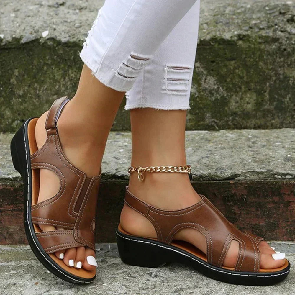 Women's Orthopedic Sandals with Tri-Arch Support and Gel Insole