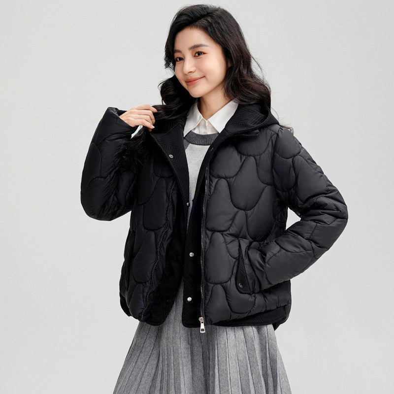 Brynlee - Women's Scallop Quilted Puffer Jacket