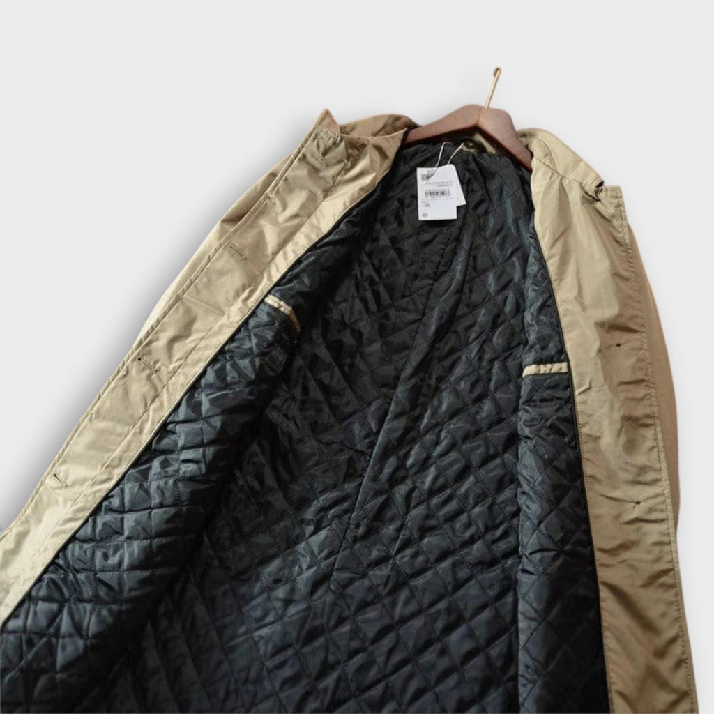 Button-Down Collar Coat for Men