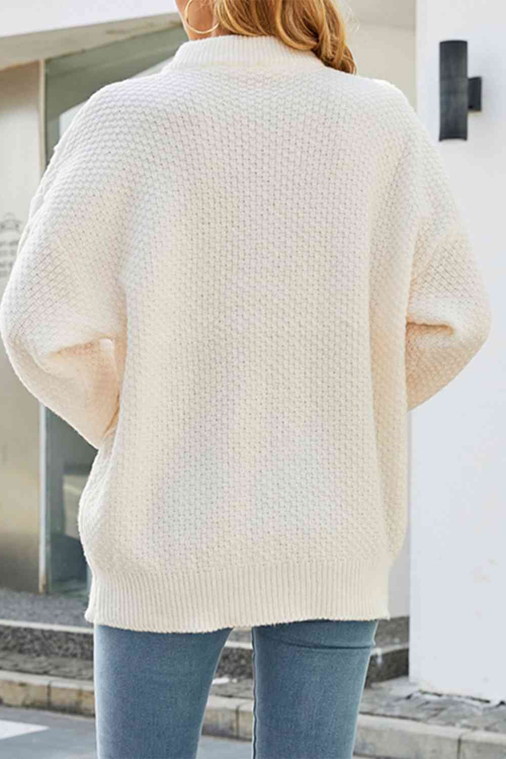 Dulcie | Cable Knit Oversized Sweater with Crew Neck for Women