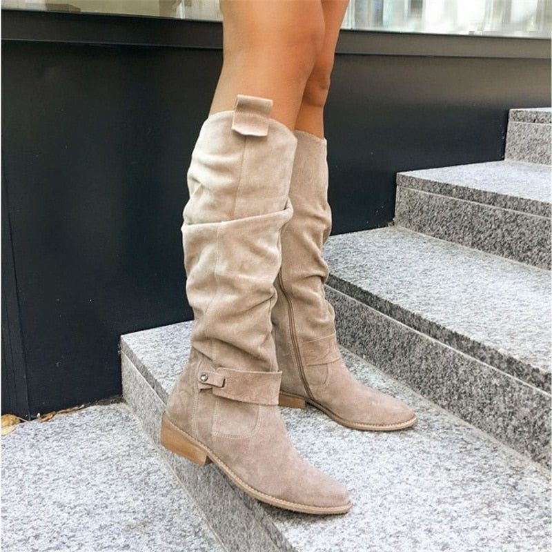 Calandra | Slouch Knee High Boots for Women