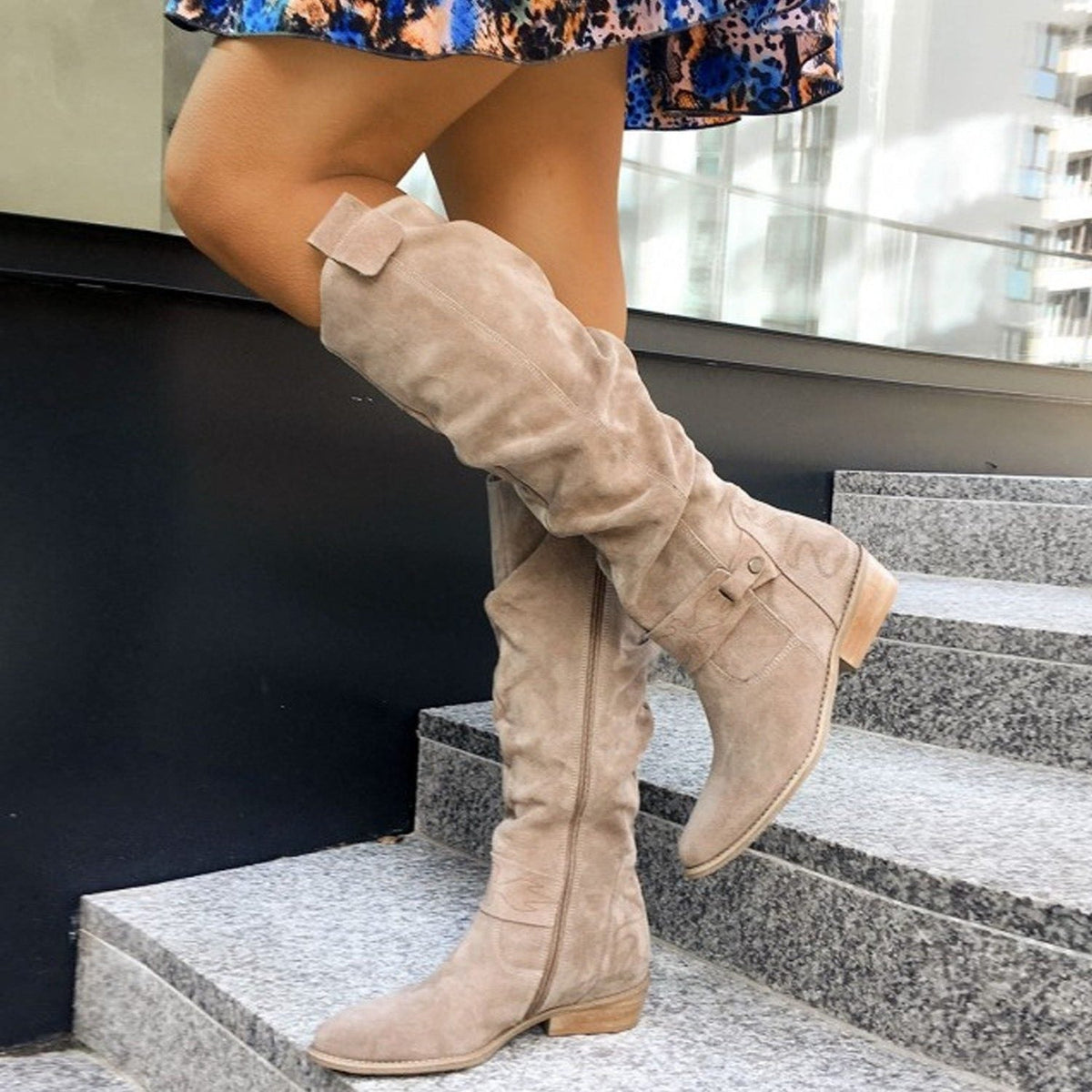 Calandra | Slouch Knee High Boots for Women