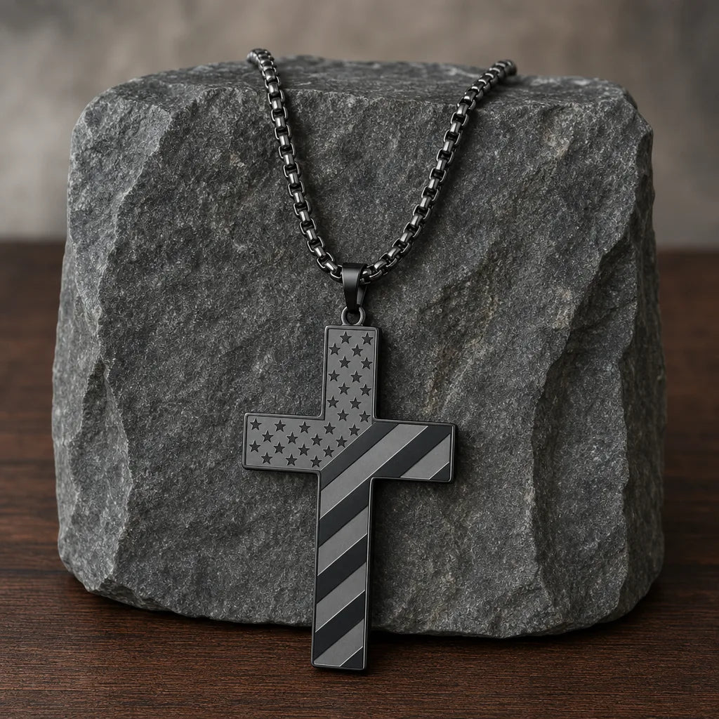 Calloway | Men's Patriot Cross Necklace