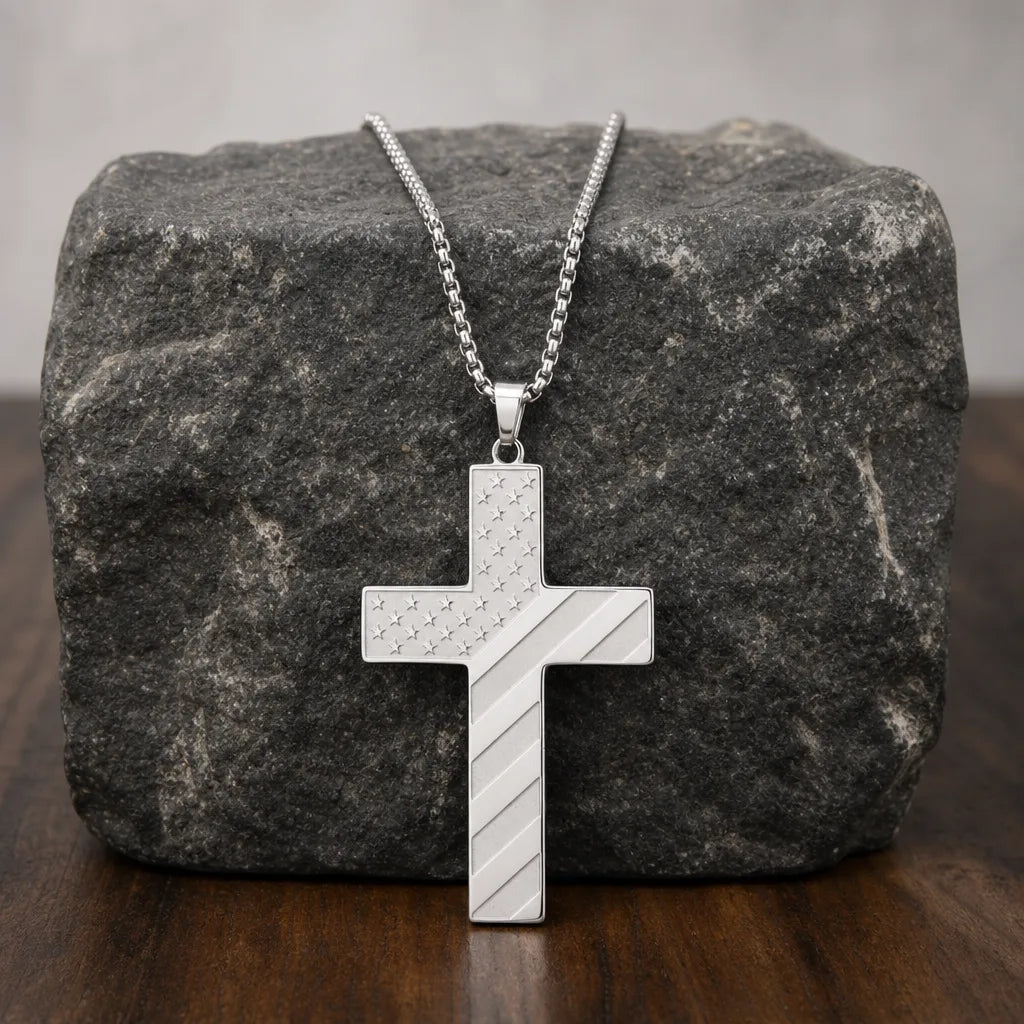 Calloway | Men's Patriot Cross Necklace