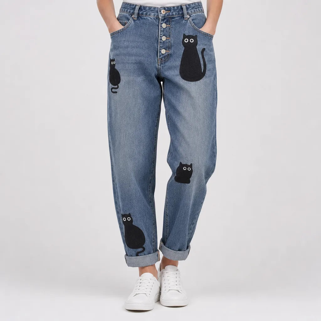 Camille | Women's Baggy Wide Leg Jeans