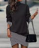 Black Houndstooth