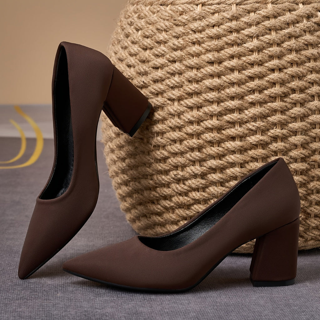 Women's Leather Flats with Soft Insole and Slip-On Design