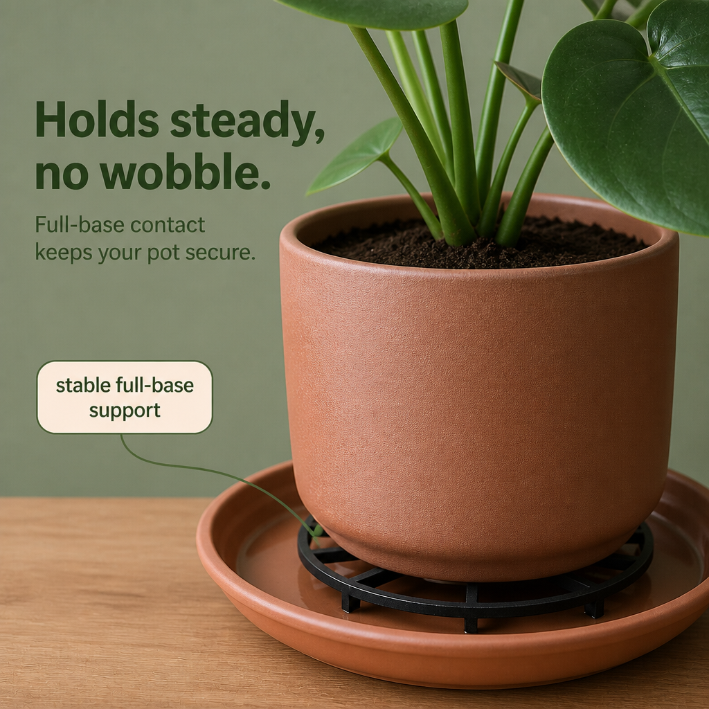 RootRise – Reinforced Open-Grid Planter Riser (2Pcs)