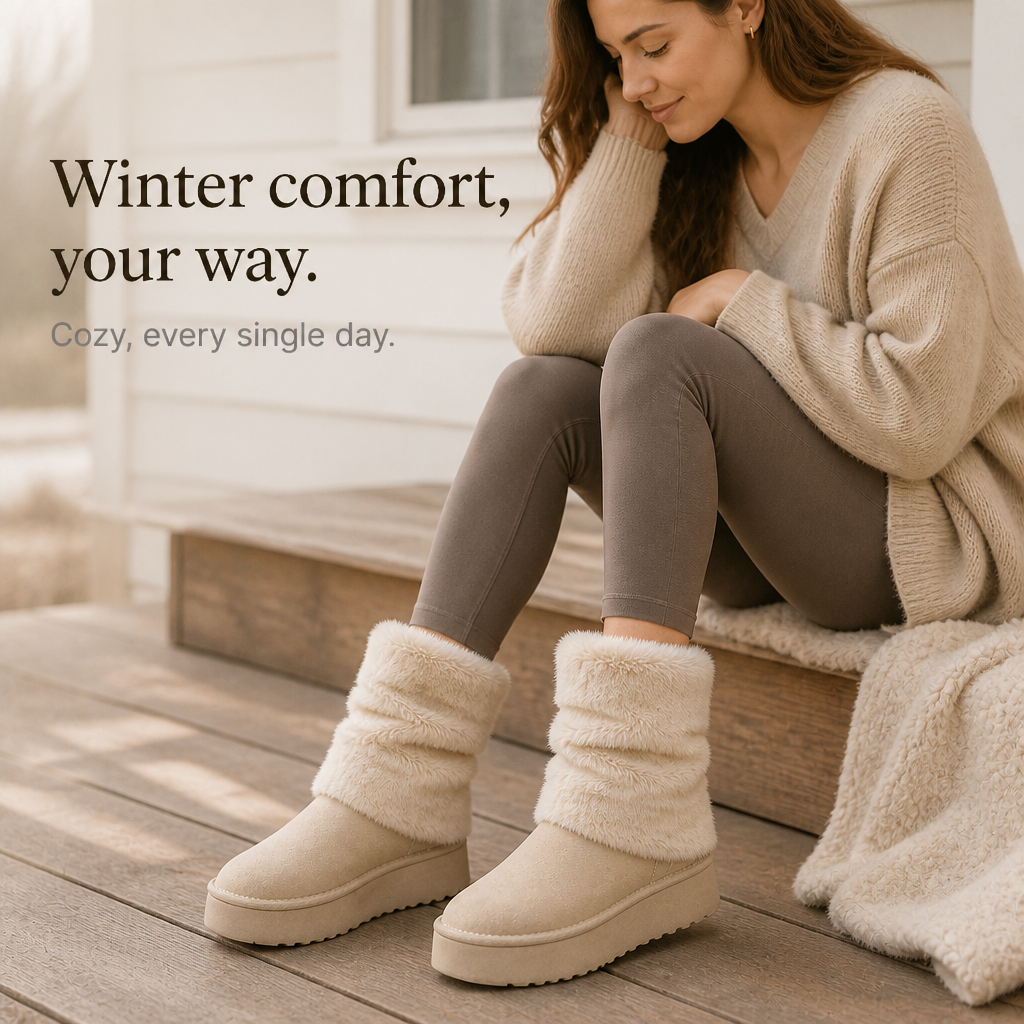 SnugLift – Faux-Fur Platform Mid-Calf Winter Boots