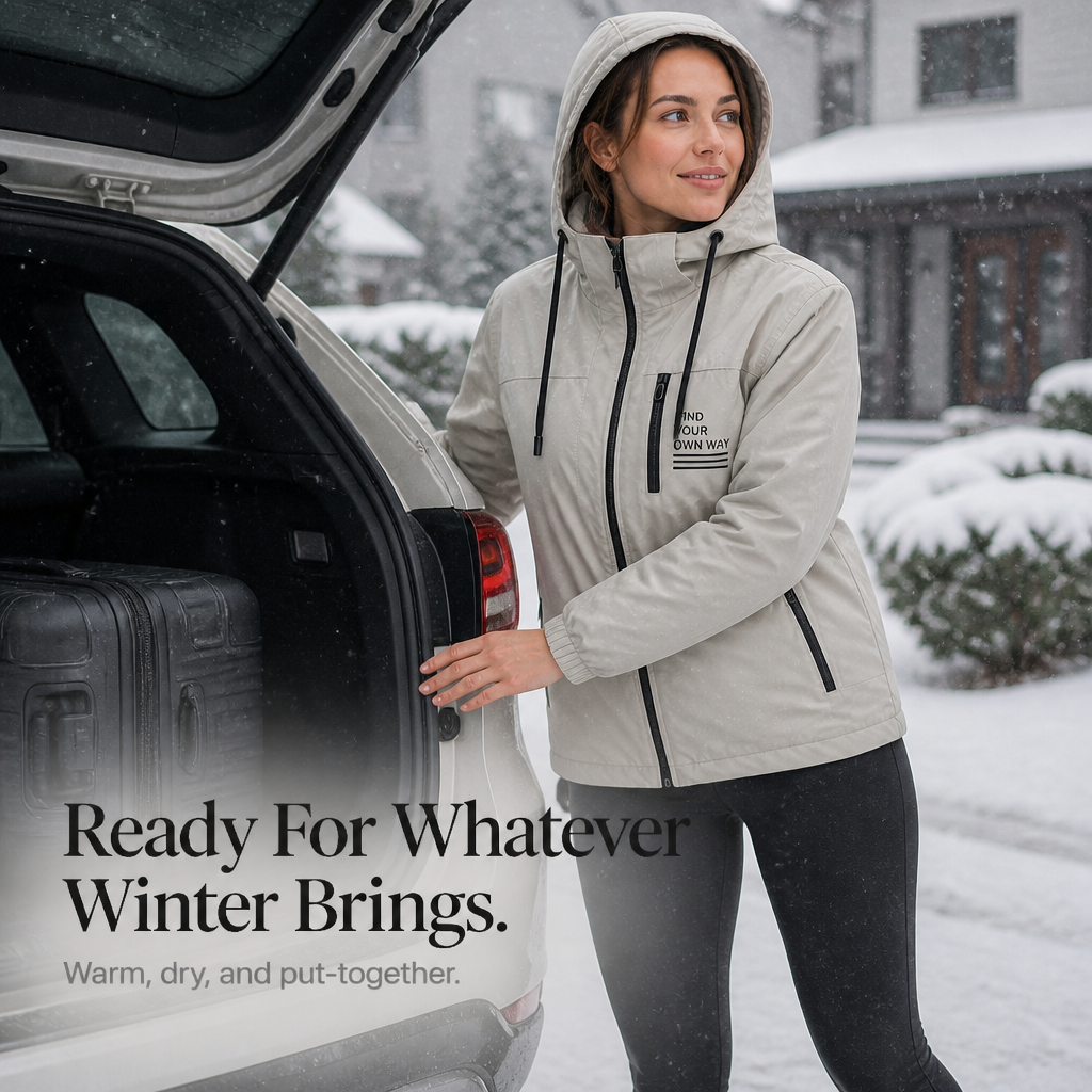 Trailhaven – Fleece-Lined Detachable Hood Windbreaker