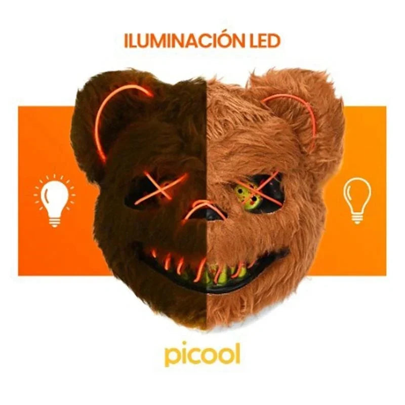 Halloween's LED Light-Up Eyes Mask | Rabbit or Bear Design