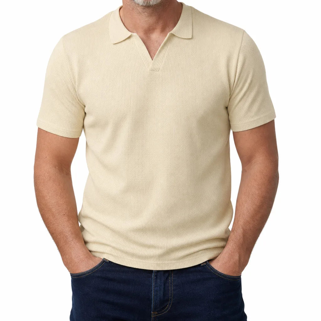 Clancy | Men's Knit Polo Shirt