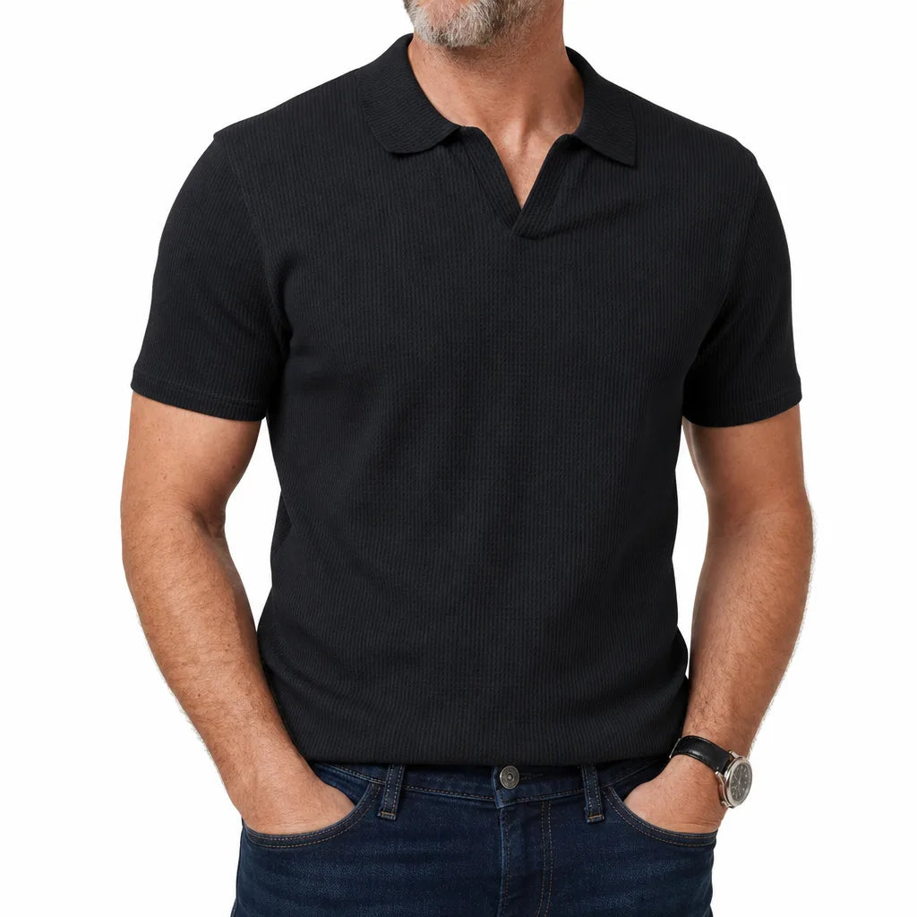 Clancy | Men's Knit Polo Shirt