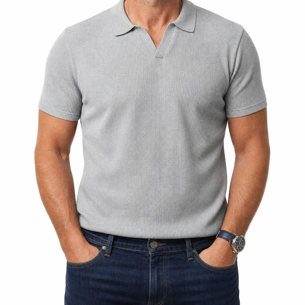 Clancy | Men's Knit Polo Shirt