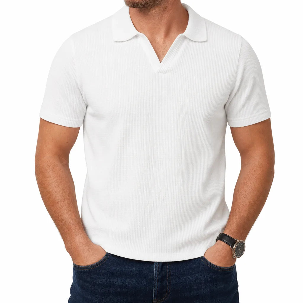 Clancy | Men's Knit Polo Shirt