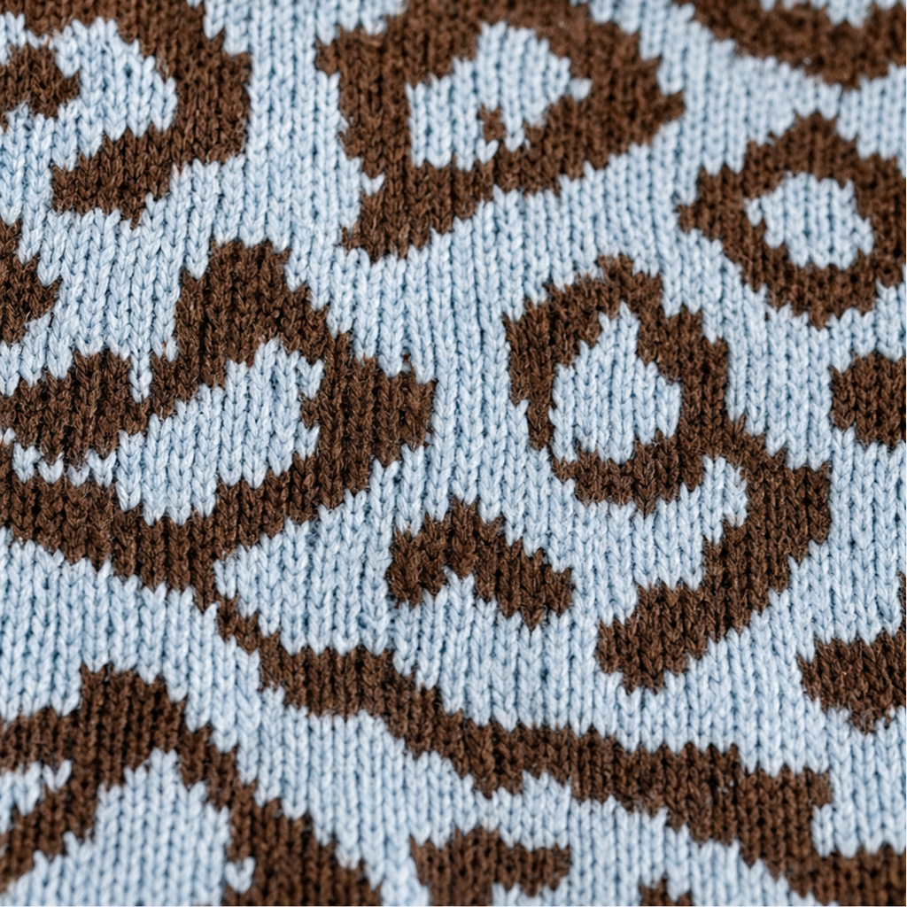 Leopard Lane – Oversized Leopard Knit Hooded Sweater