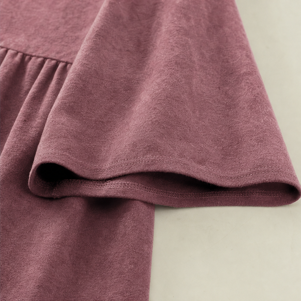 Velora – Long-Sleeve Tiered Dress
