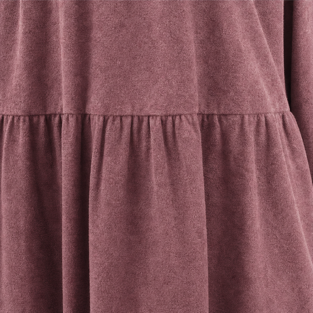 Velora – Long-Sleeve Tiered Dress