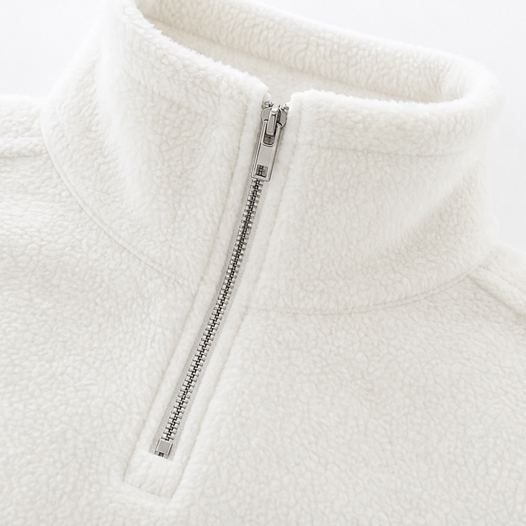 Easewell – Drop-Shoulder Quarter-Zip Pullover