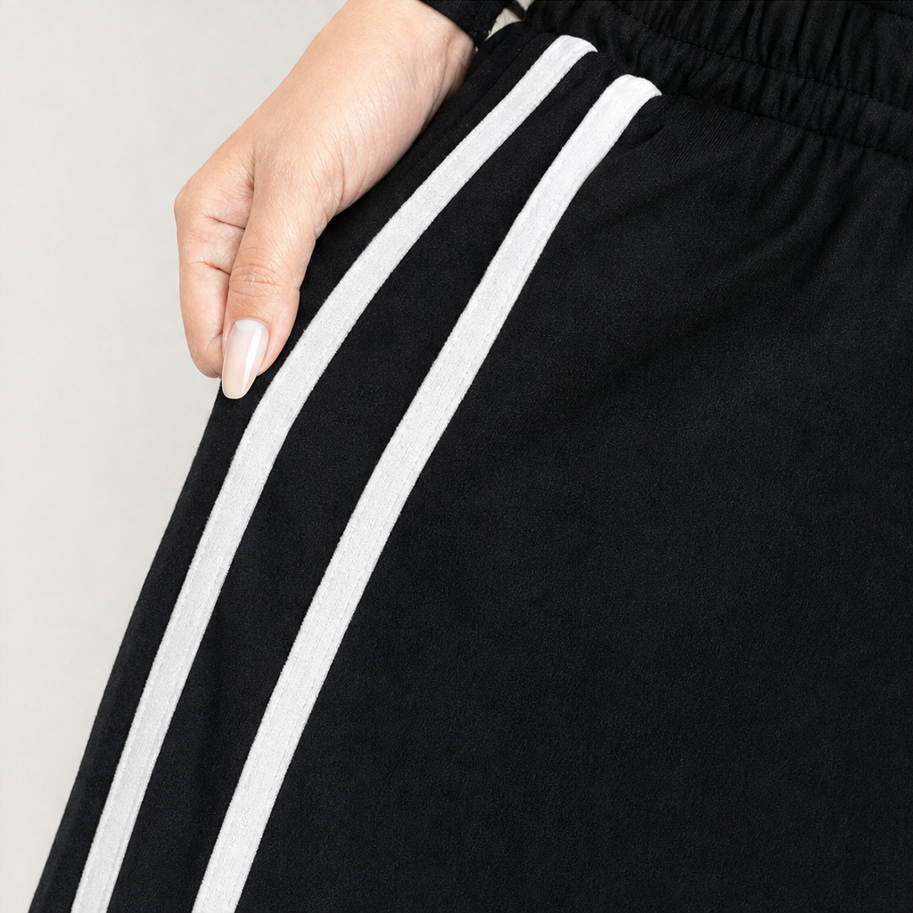 Doretta – Wrap V-Neck Two-Piece Pants Set