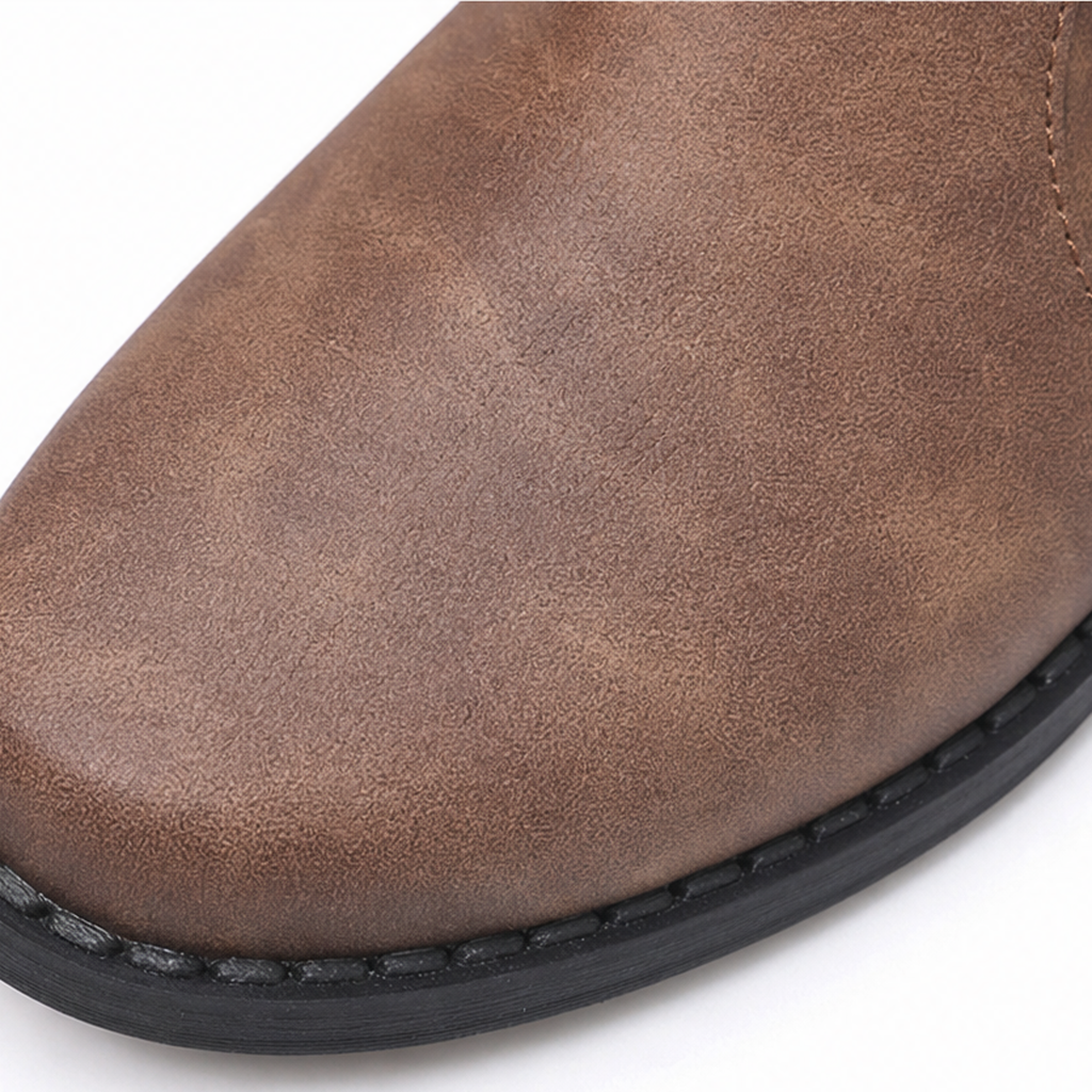Bootara – Slouchy Buckle Mid-Calf Boots