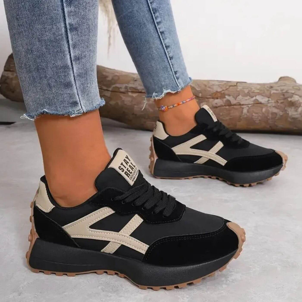 Women's Orthopedic Sneakers with Non-Slip Sole and Pressure-Relieving Insole