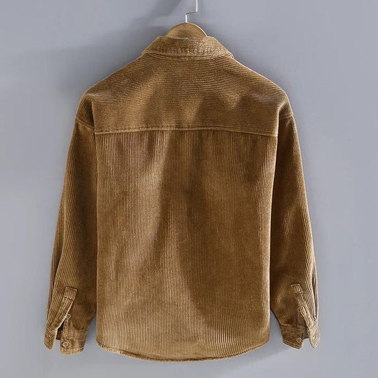 Corduroy Button-Down Overshirt for Men