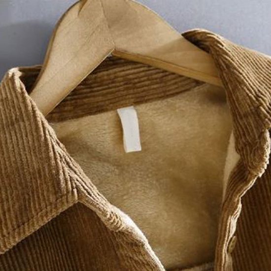 Corduroy Button-Down Overshirt for Men