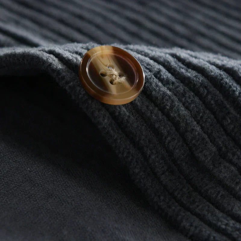 Corduroy Relaxed Fit Overshirt for Men